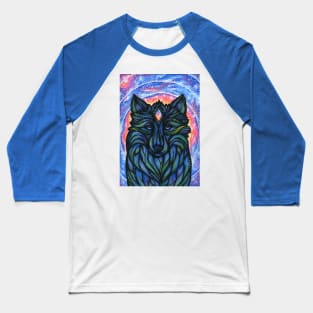 Galactic Wolf Baseball T-Shirt